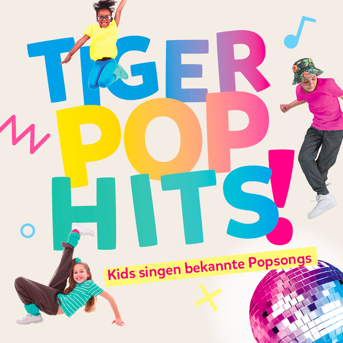 Charthits gesungen für und von Kids: Das neue Album „tigerhits POP“ ist da!