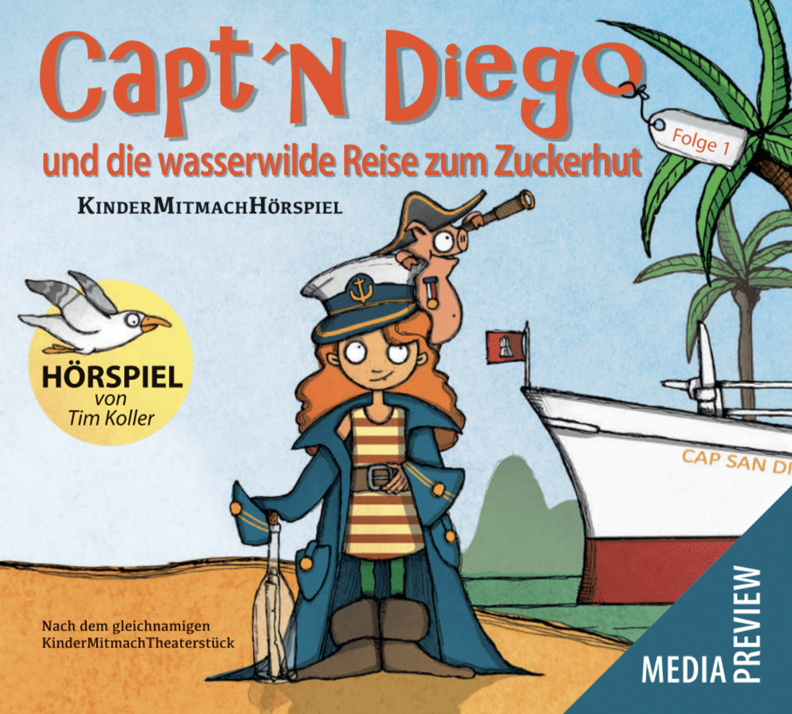 „Capt‘n Diego“: Kinder-Theaterstück wird Hörspiel